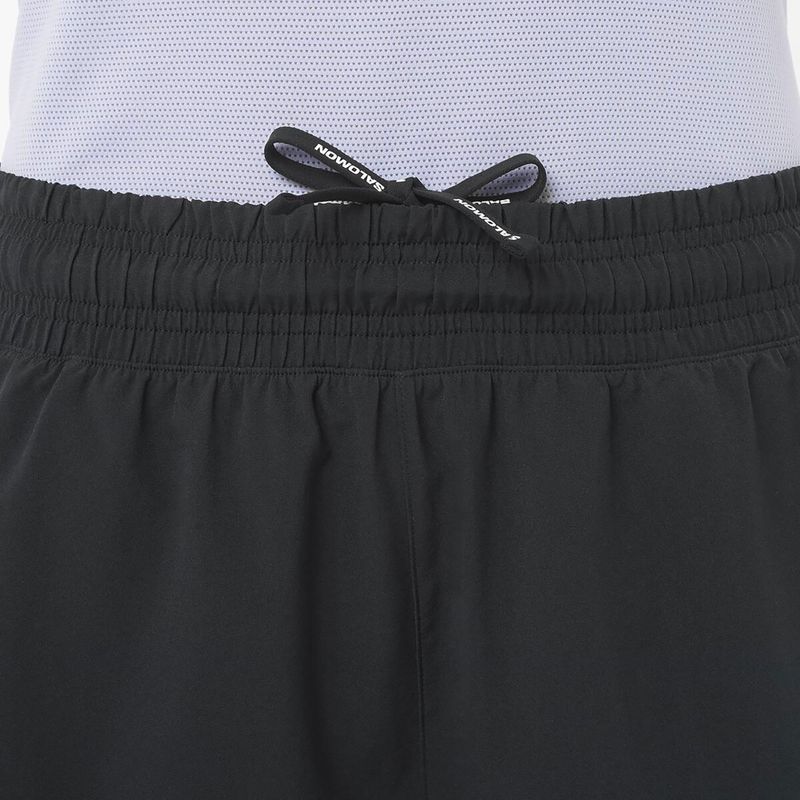 Spodenki do biegania damskie Salomon SHAKEout Easy 4" deep black 3