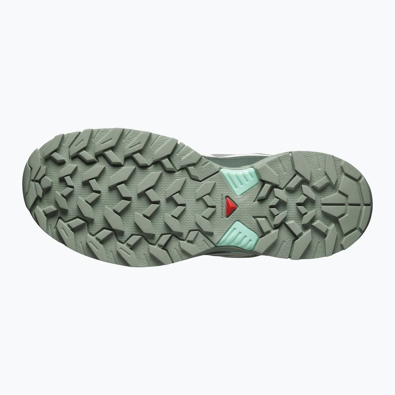 Buty trekkingowe damskie Salomon X Ultra 360 green milieu/uban chic/clearly aqua 6