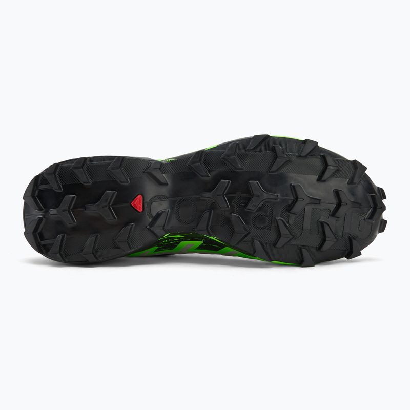 Buty do biegania męskie Salomon Speedcross 6 GTX black/alloy/green gecko 4