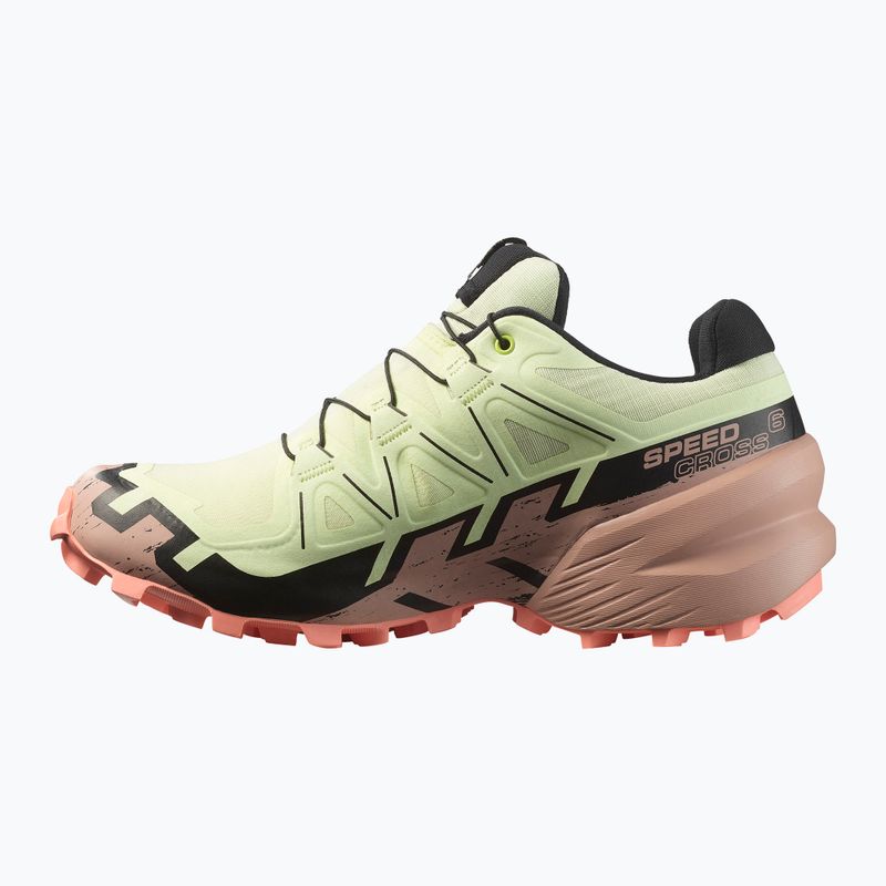 Buty do biegania damskie Salomon Speedcross 6 GTX lime cream/mahogany rose/black 3