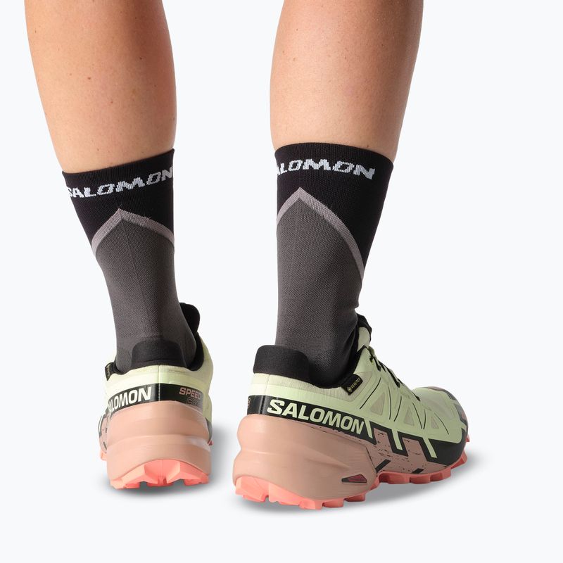 Buty do biegania damskie Salomon Speedcross 6 GTX lime cream/mahogany rose/black 8