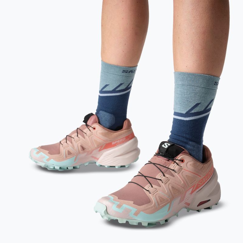 Buty do biegania damskie Salomon Speedcross 6 mahogany rose/hushed violet/iced aqua 9