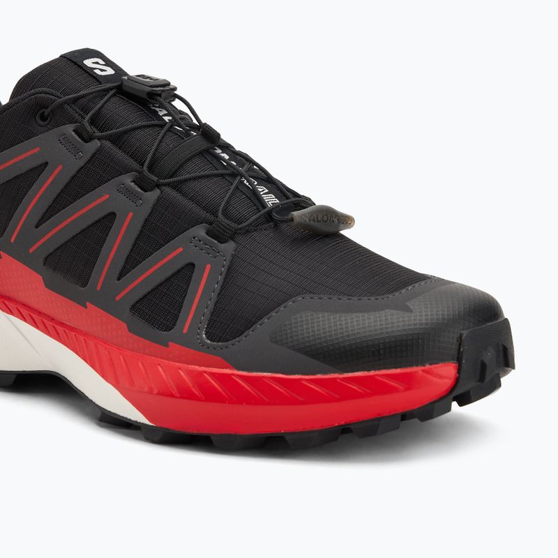 Buty do biegania męskie Salomon Speedcross Peak black/asphalt/fiery red 7