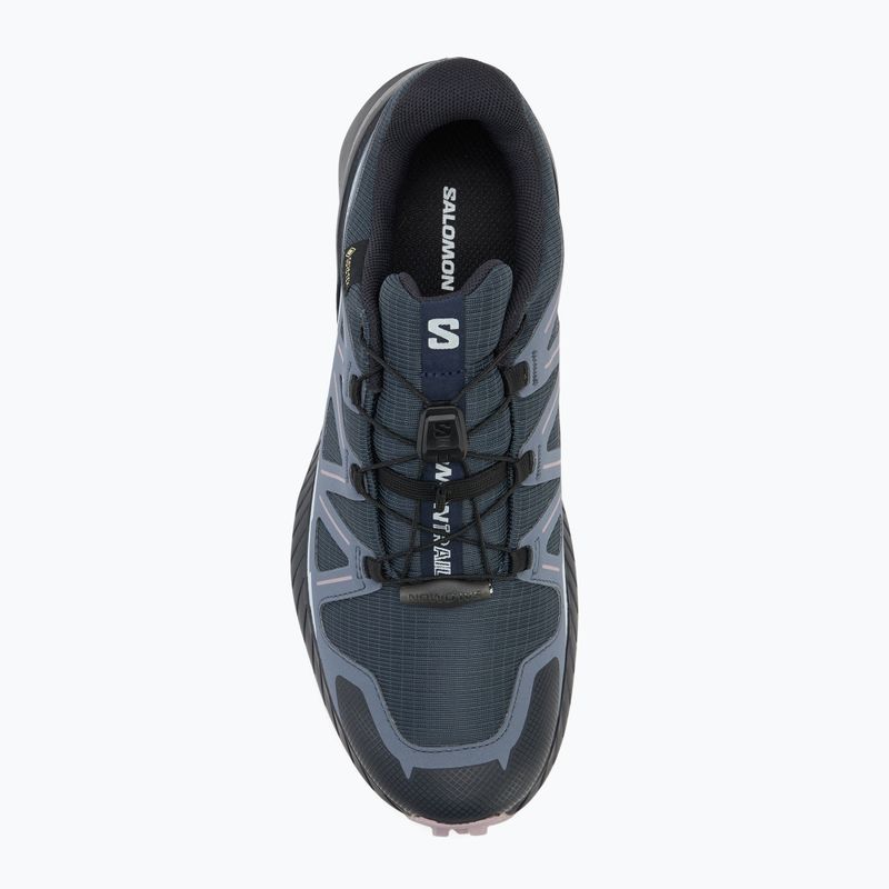 Buty do biegania damskie Salomon Speedcross Peak GTX blue nights/grisaille/nirvana 5