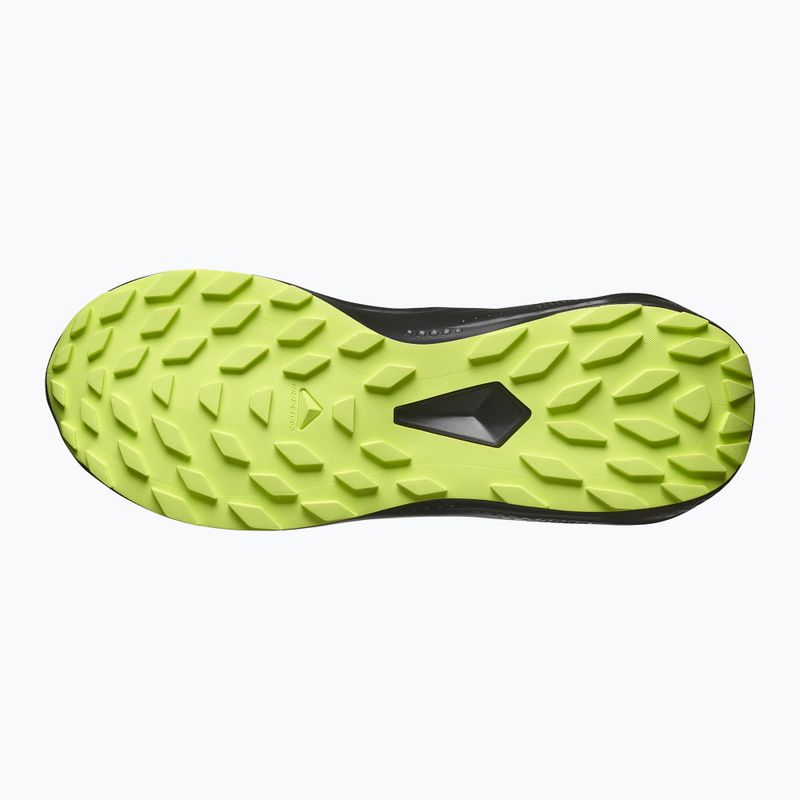Buty do biegania męskie Salomon Alphaglide GTX black/alloy/sharp green 4