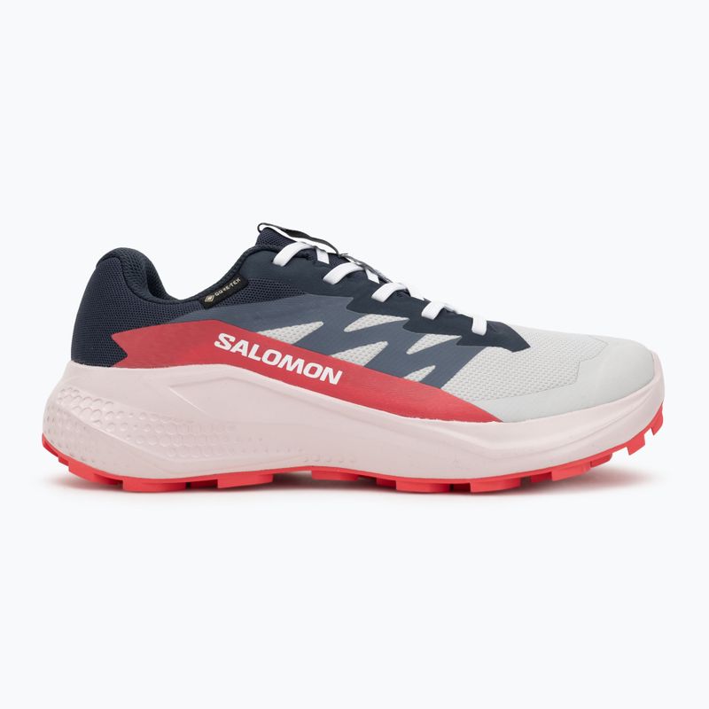 Buty do biegania damskie Salomon Alphaglide GTX lunar rock/blue night/rouge red 2