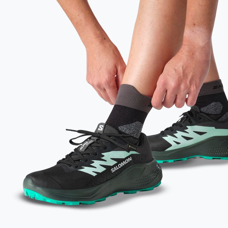 Buty do biegania damskie Salomon Alphaglide GTX hantom/urban chic/waterfall 8