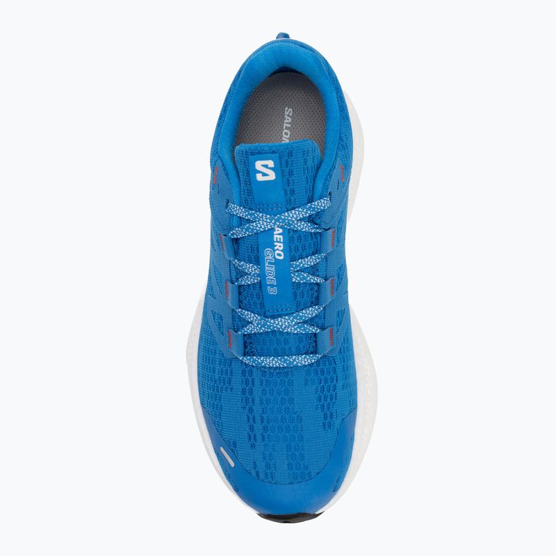 Buty do biegania męskie Salomon Aero Glide 3 french blue/white/cherry tomato 5