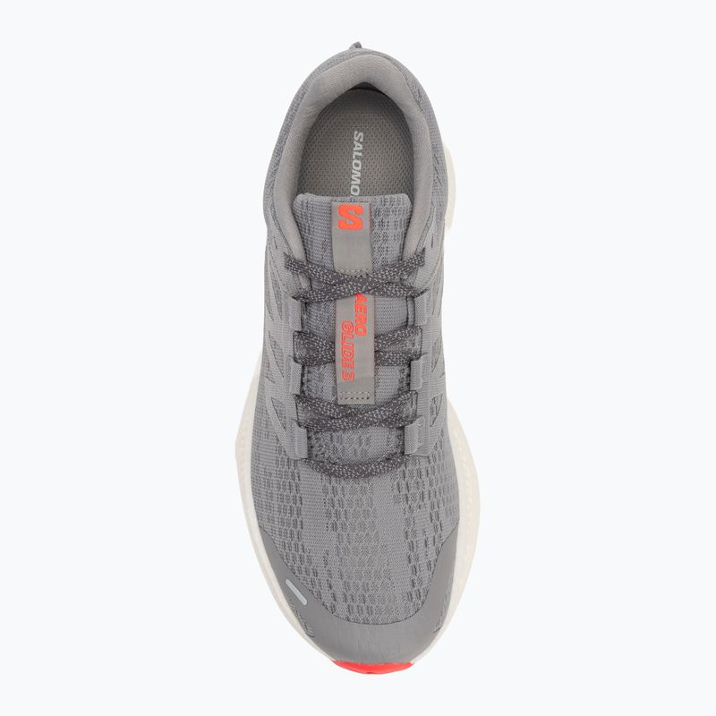 Buty do biegania męskie Salomon Aero Glide 3 alloy/vanilla ice/neon flame 5