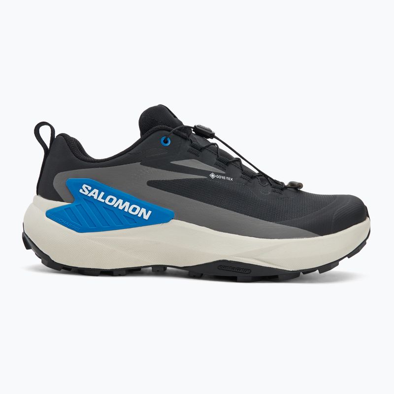 Buty do biegania męskie Salomon Genesis GTX black/lunar rock/french blue 2
