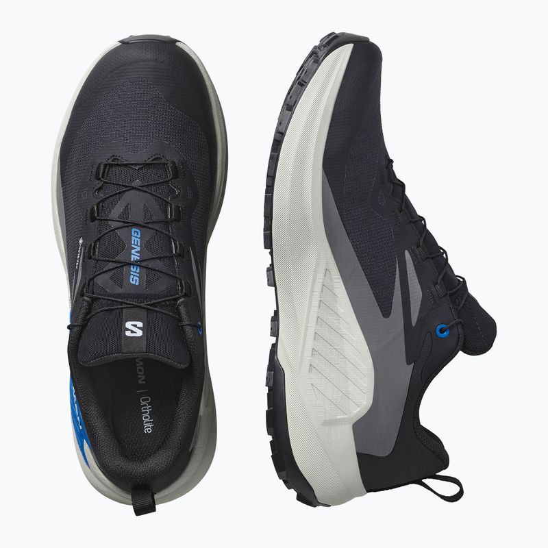 Buty do biegania męskie Salomon Genesis GTX black/lunar rock/french blue 13
