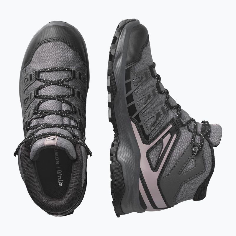 Buty trekkingowe damskie Salomon Extegra GTX Mid henna/run raisin/mahogany rose 12
