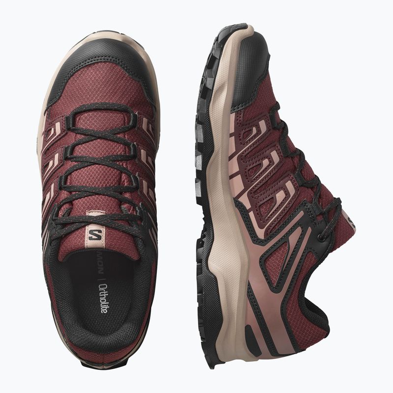 Buty trekkingowe damskie Salomon Extegra GTX henna/run raisin/mahogany rose 6