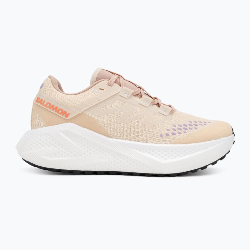 Buty do biegania damskie Salomon Aero Glide 3 Gravel shortbread/white/fushion coral 2