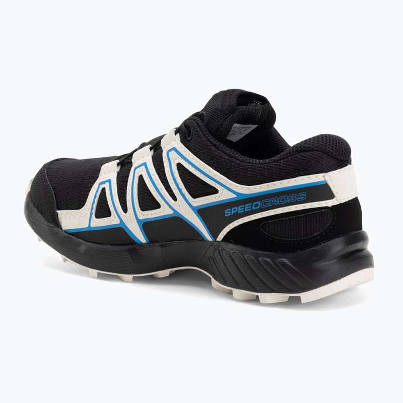 Buty do biegania dziecięce Salomon Speedcross Waterproof black/vanilla ice/french blue 3
