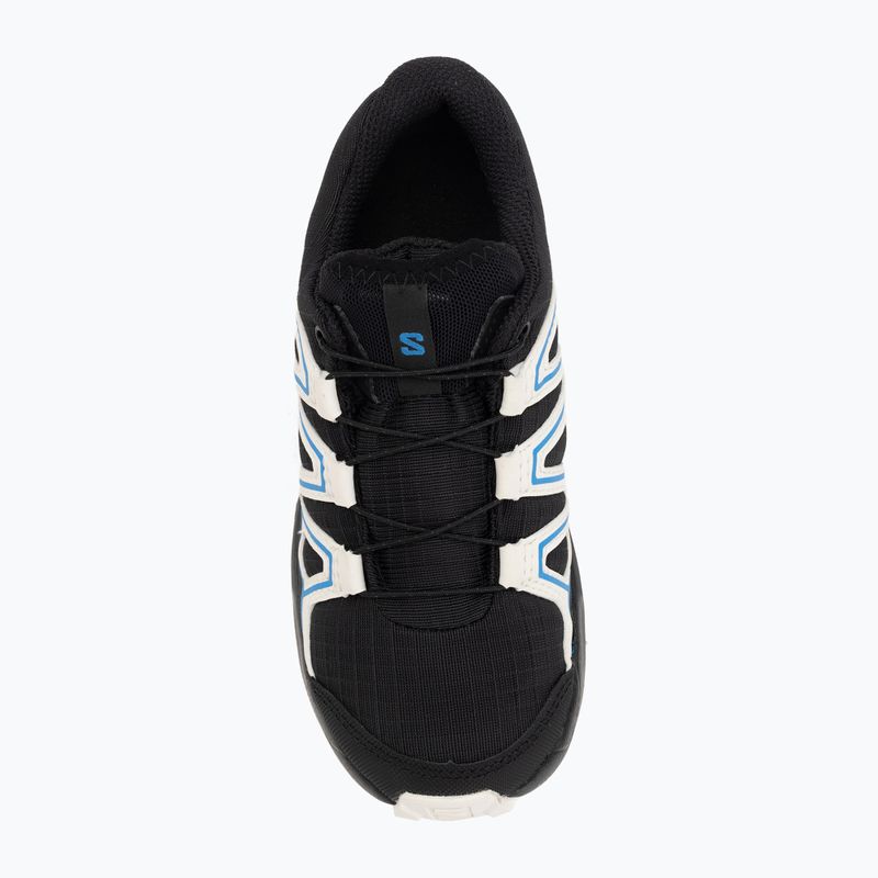Buty do biegania dziecięce Salomon Speedcross Waterproof black/vanilla ice/french blue 5