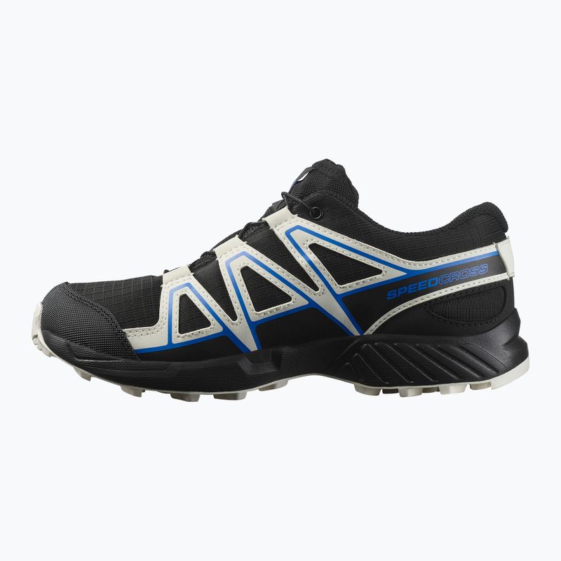 Buty do biegania dziecięce Salomon Speedcross Waterproof black/vanilla ice/french blue 9