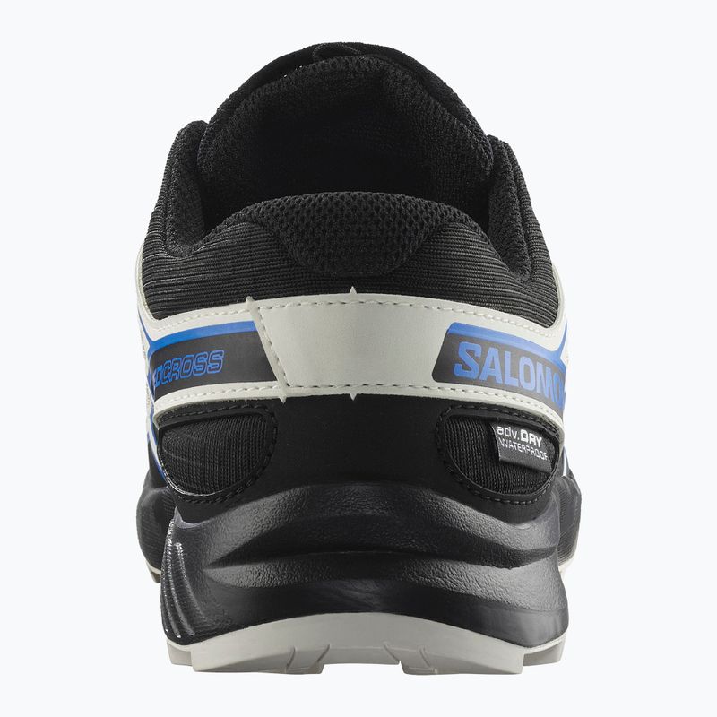 Buty do biegania dziecięce Salomon Speedcross Waterproof black/vanilla ice/french blue 10