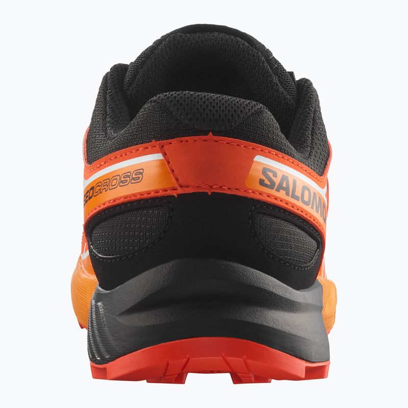 Buty trekkingowe dziecięce Salomon Speedcross black/cherry tomato/turmeric 8
