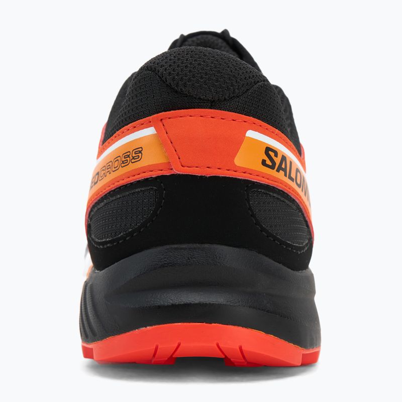 Buty trekkingowe dziecięce Salomon Speedcross black/cherry tomato/turmeric 6