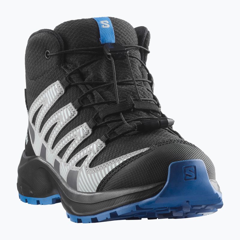 Buty turystyczne dziecięce Salomon XA PRO V8 MID WP black/monument /french blue 2