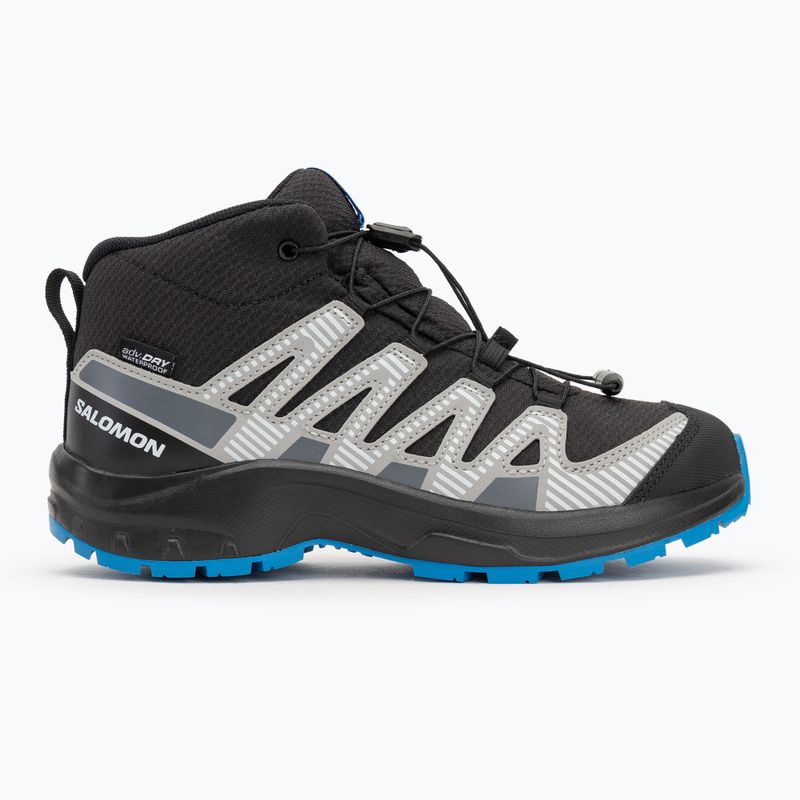 Buty turystyczne dziecięce Salomon XA PRO V8 MID WP black/monument /french blue 2