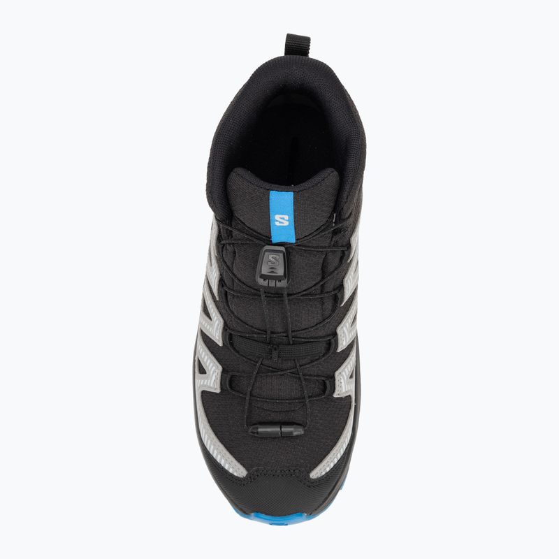 Buty turystyczne dziecięce Salomon XA PRO V8 MID WP black/monument /french blue 5