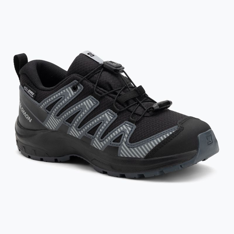Buty trekkingowe dziecięce Salomon XA Pro 3D V8 Waterproof black/turbulence/quarry