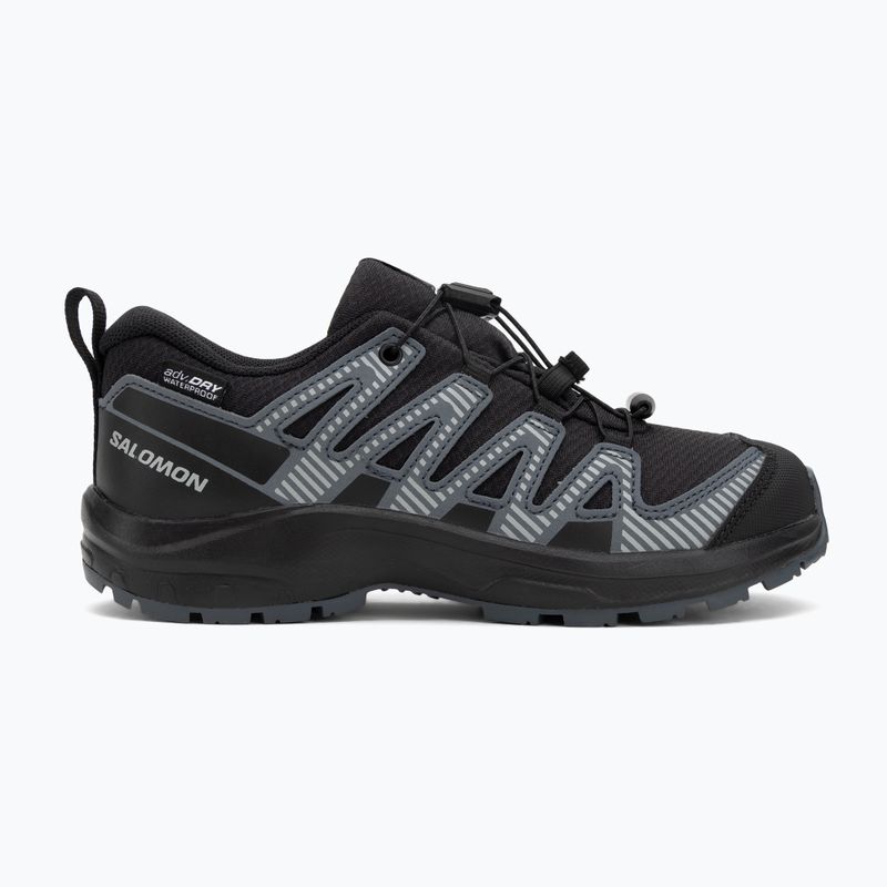 Buty trekkingowe dziecięce Salomon XA Pro 3D V8 Waterproof black/turbulence/quarry 2
