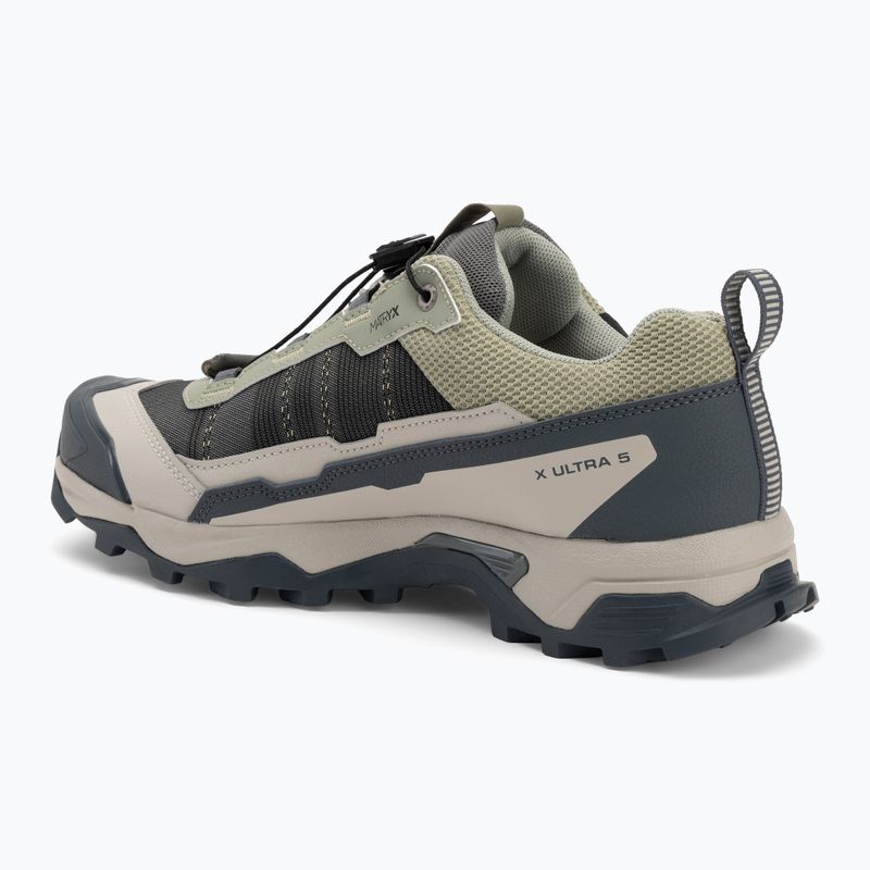 Buty trekkingowe damskie Salomon X ULTRA 5 GTX seagrass/turbul ence/tender peach 3