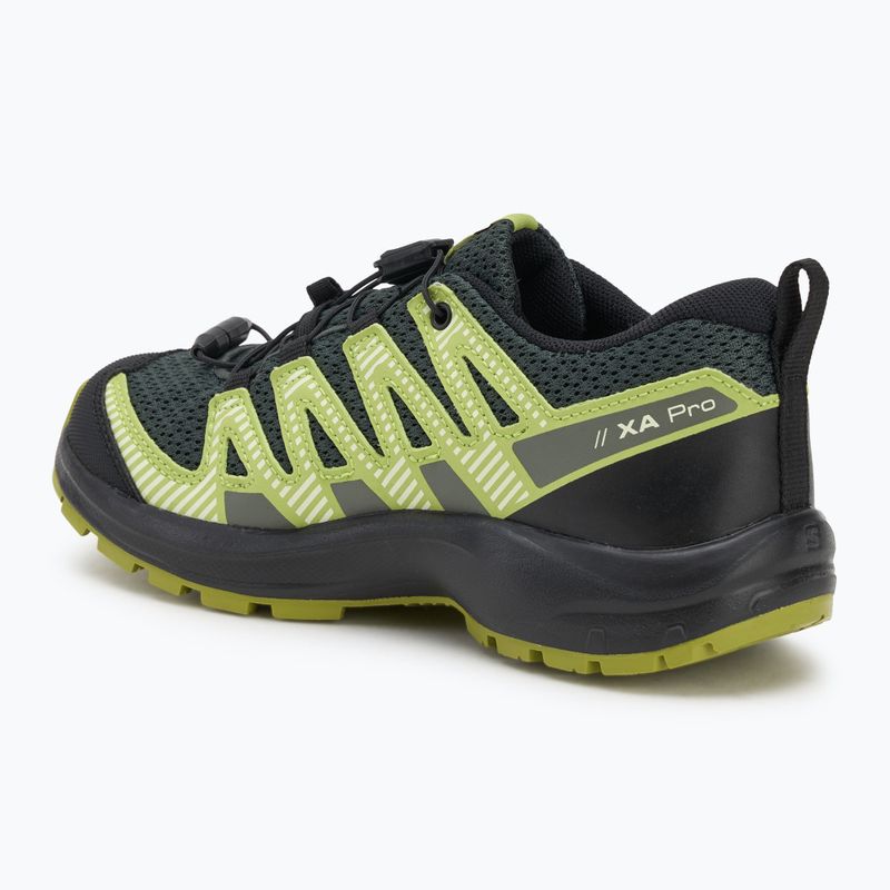 Buty trekkingowe dziecięce Salomon XA Pro V8 urban chic/black/dark citron 3
