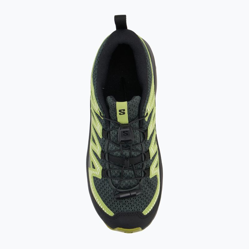 Buty trekkingowe dziecięce Salomon XA Pro V8 urban chic/black/dark citron 5