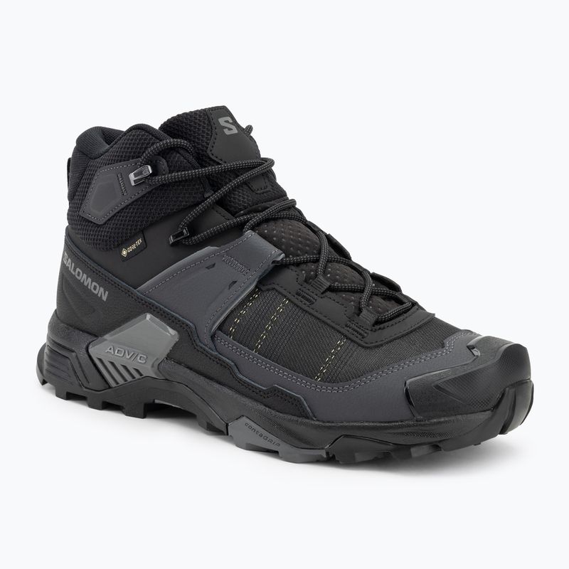 Buty trekkingowe męskie Salomon X Ultra 5 MID Wide GTX black/asphalt/ castlerock