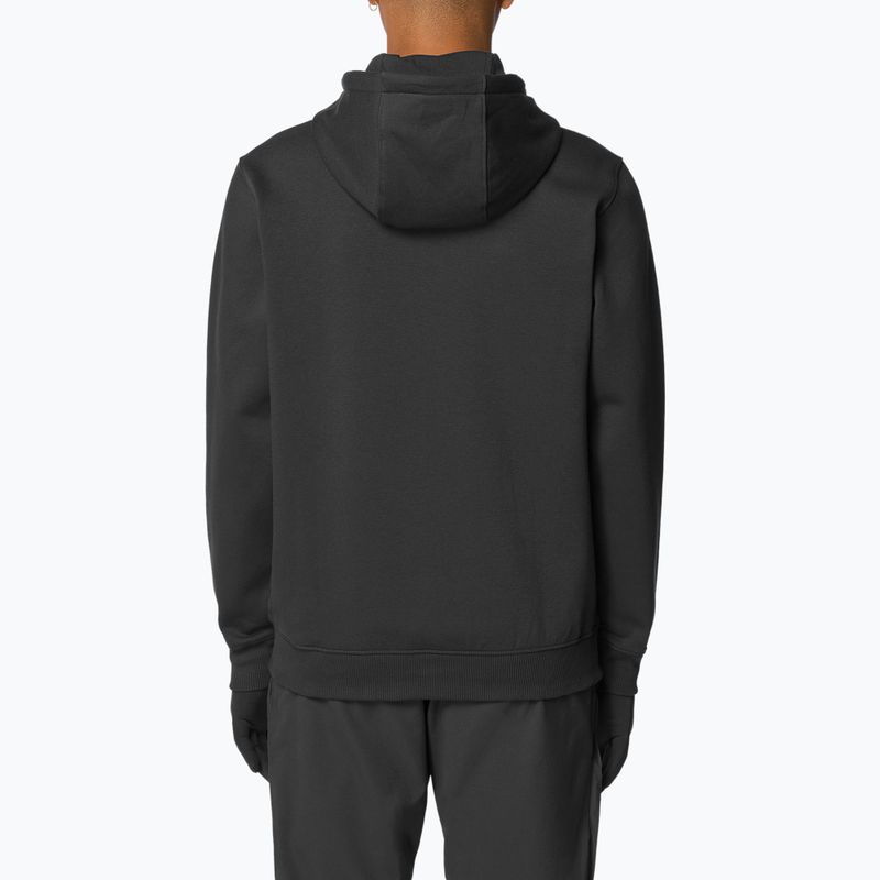 Bluza męska Salomon Chest Logo Hoodie deep black 2