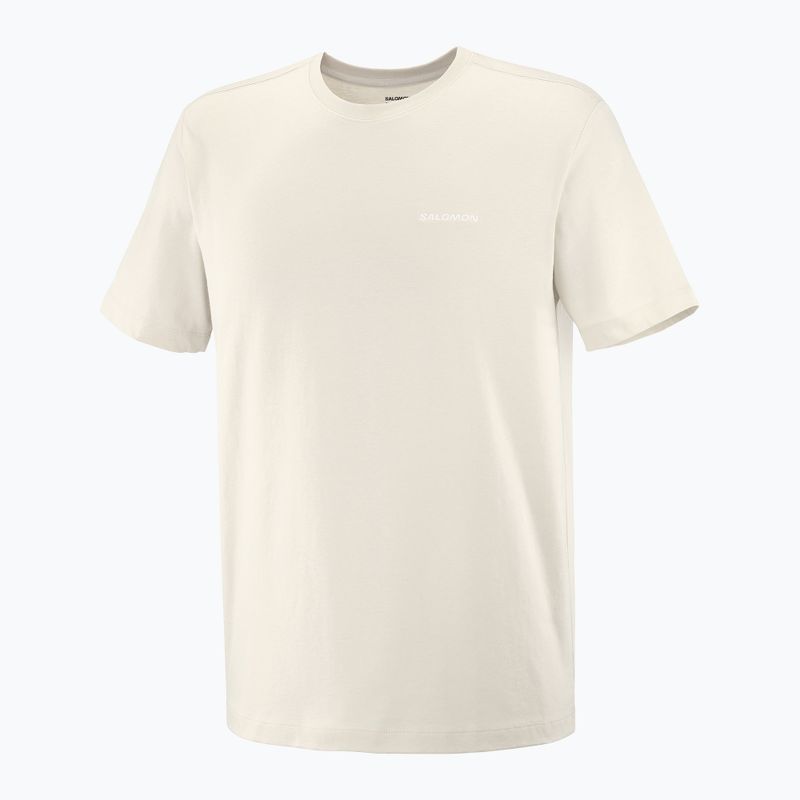 Koszulka męska Salomon Logo Tee rainy day 4