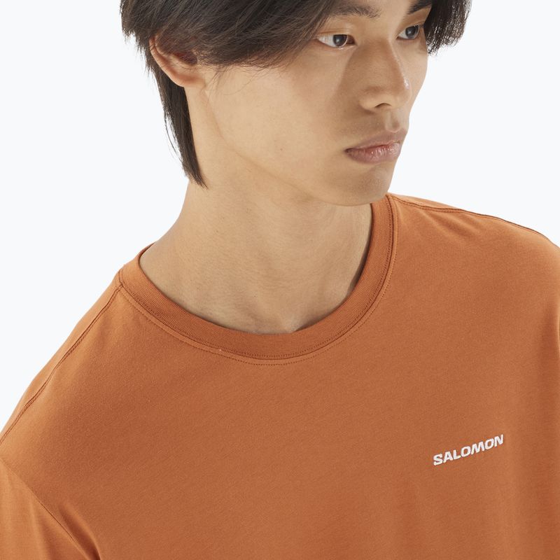Koszulka męska Salomon Logo Tee sierra 3