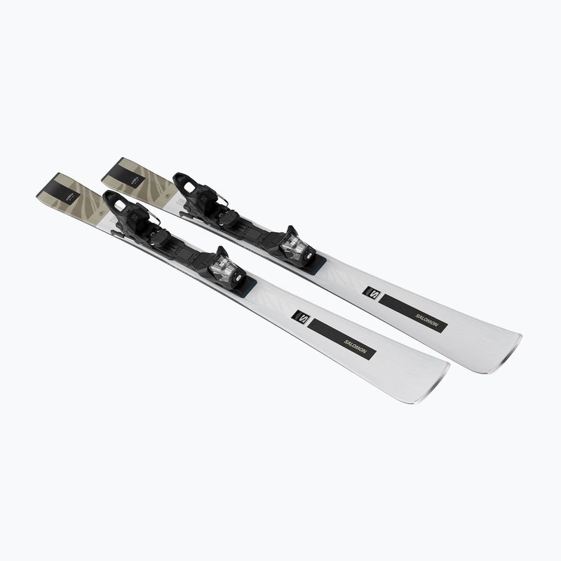 Narty zjazdowe damskie Salomon S/Max N°10 Silver + wiązania M10 GW silver met/light bronze met/black 3