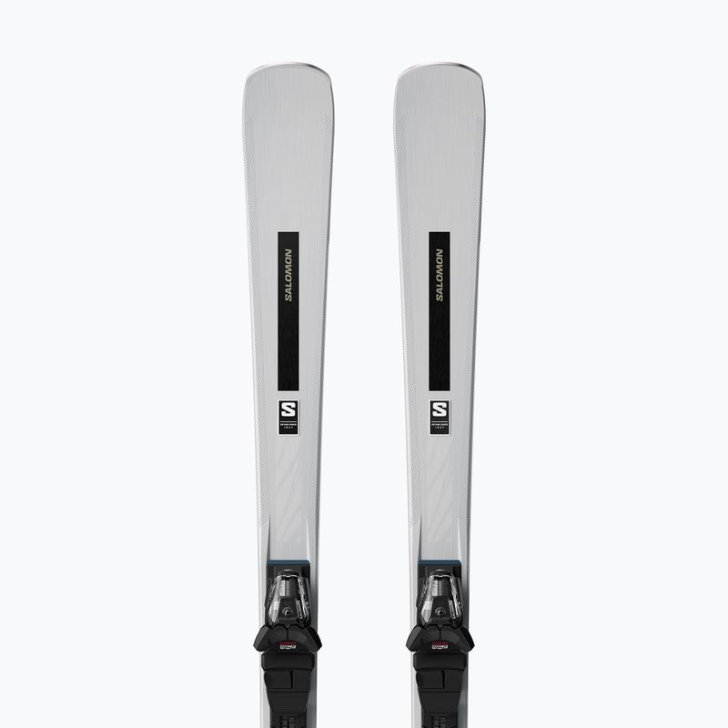 Narty zjazdowe damskie Salomon S/Max N°10 Silver + wiązania M10 GW silver met/light bronze met/black 4