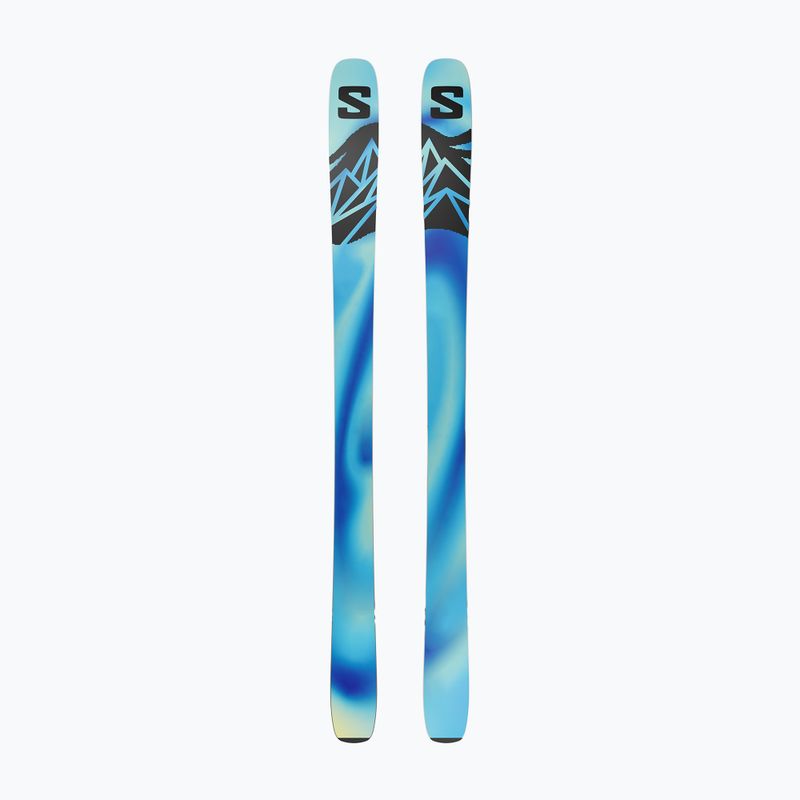 Narty zjazdowe Salomon QST 100 cosmic sky/dark grey/neon blue 2