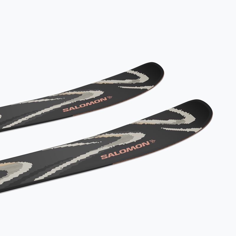 Narty zjazdowe Salomon QST 94 Black black/almond milk 4