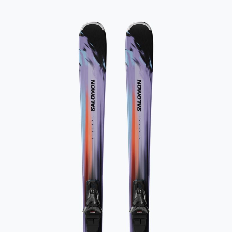 Narty zjazdowe Salomon Stance Pro 86 + wiązania MI12 GW violet tulip/nasturtium/black 4