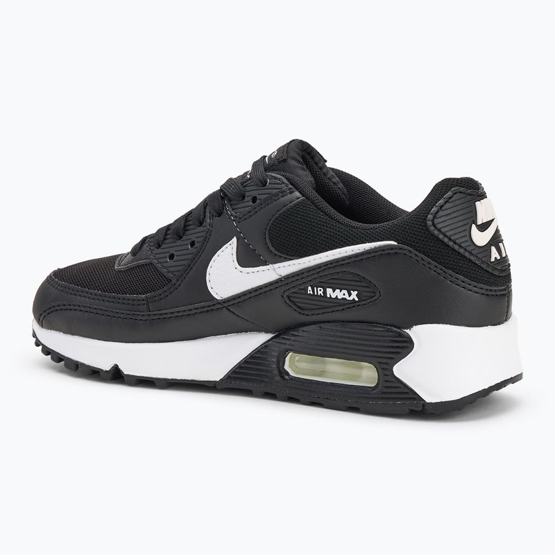 Buty damskie Nike Air Max 90 black/black/white 3