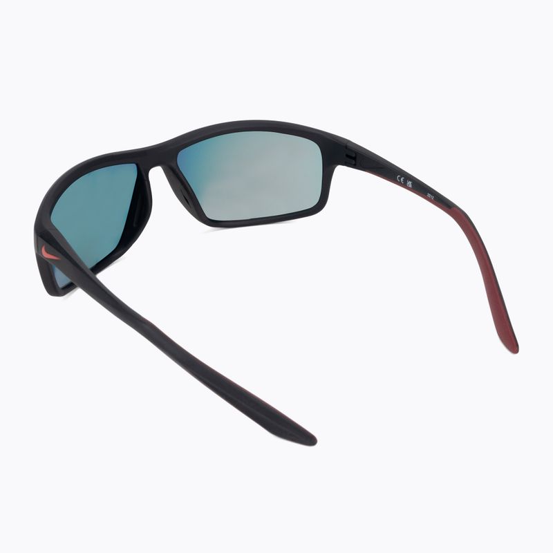 Okulary przeciwsłoneczne Nike Adrenaline 22 M matte black/university red/grey w/red lens 2