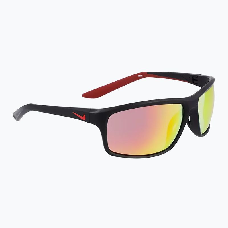 Okulary przeciwsłoneczne Nike Adrenaline 22 M matte black/university red/grey w/red lens 5