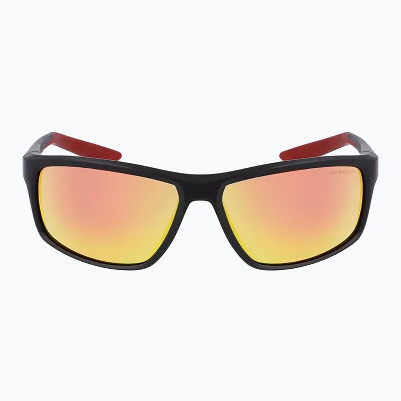 Okulary przeciwsłoneczne Nike Adrenaline 22 M matte black/university red/grey w/red lens 9