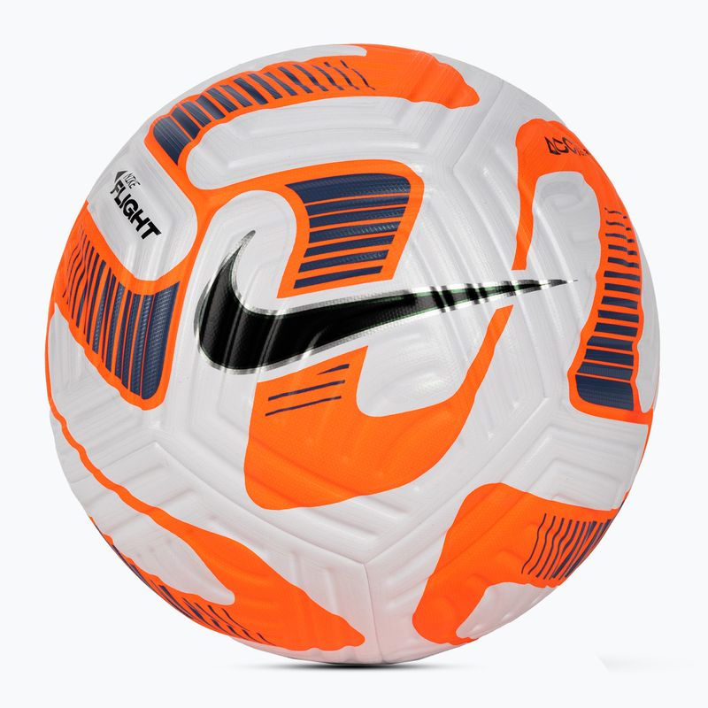 Piłka do piłki nożnej Nike Flight white/total orange/black rozmiar 5
