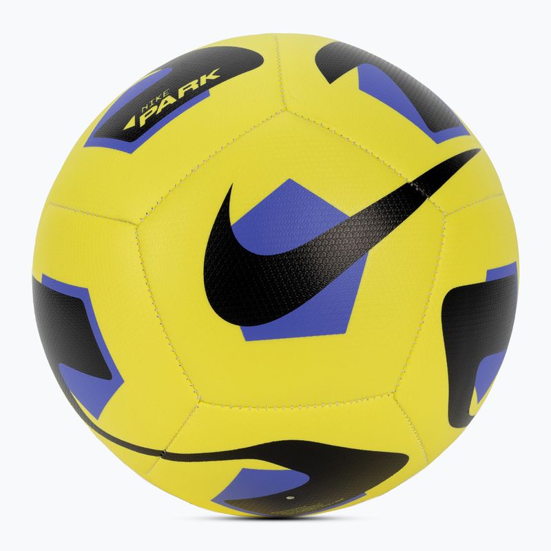 Piłka do piłki nożnej Nike Park Team 2.0 yellow strike/sapphire/black rozmiar 3