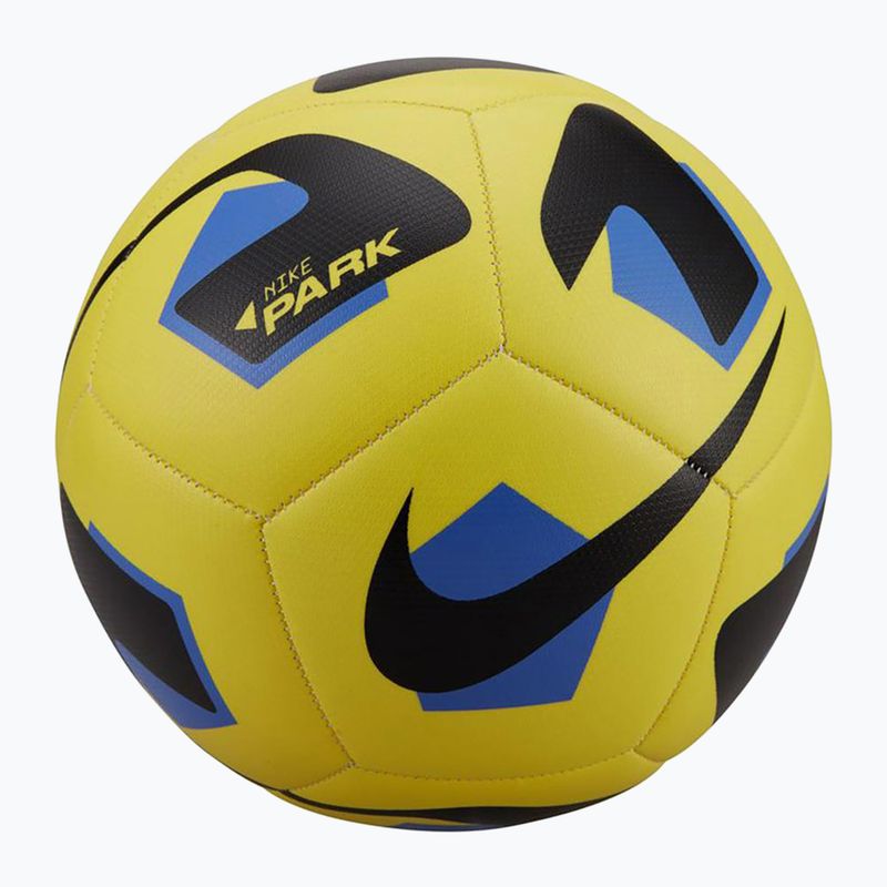 Piłka do piłki nożnej Nike Park Team 2.0 yellow strike/sapphire/black rozmiar 3 3