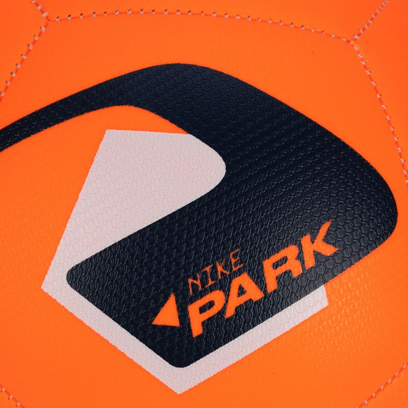 Piłka do piłki nożnej Nike Park Team 2.0 total orange/white/thunder blue rozmiar 3 2