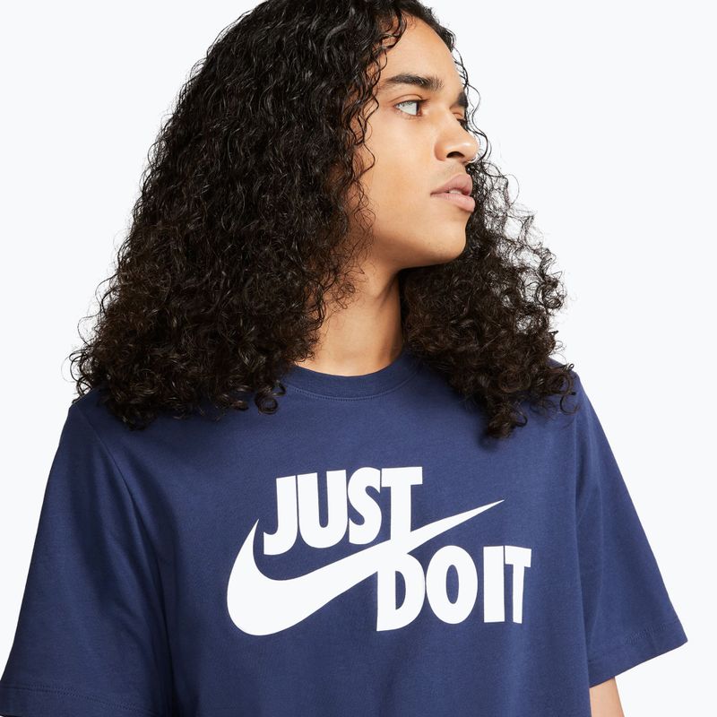 Koszulka męska Nike Sportswear JDI midnight navy/white 4